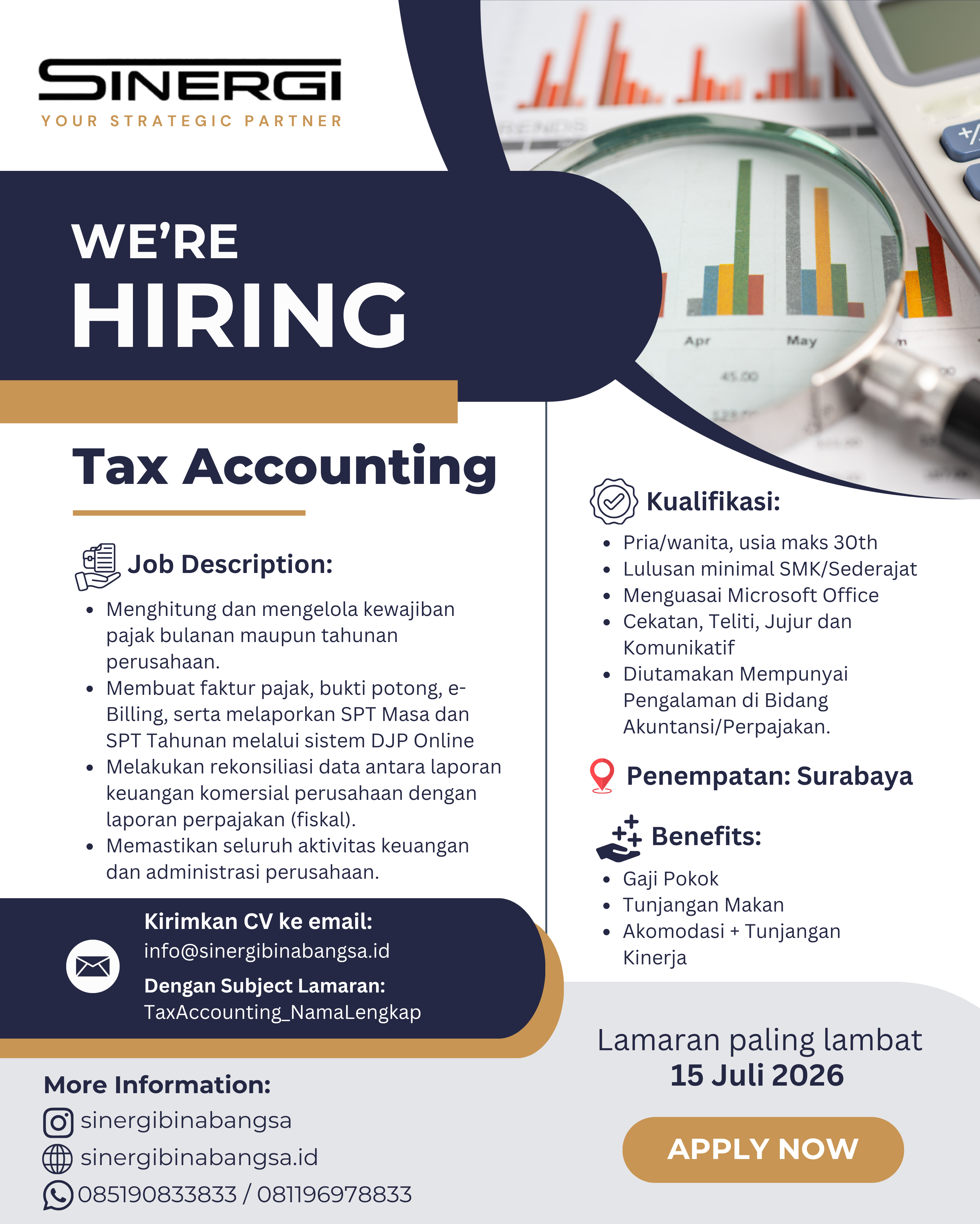 Lowongan Tax Accounting